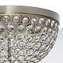 Lalia Home 13" Classix Crystal Glam Two Light Dome Shaped LED Flush Mount Ceiling Fixture, Antique Brass (LHM-2000-AB)~#|#~ABCE65D4-5753-44EB-86C9EE93F680D9BE_sc7