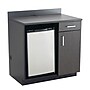 Safco 36"H Modular Break Room Appliance Base Cabinet, Asian Night/Black (1705AN)~#|#~ABD03EDD-9953-497F-A9FF8259BBE39C36_sc7