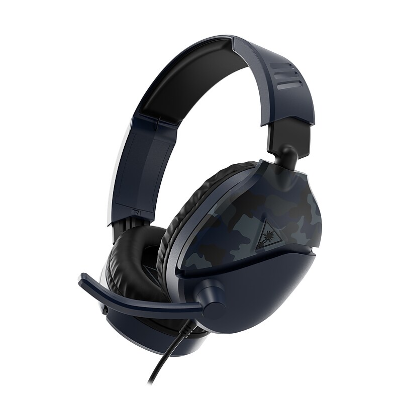 Turtle Beach Recon 70 Gaming Headset for Xbox Series X|S, Xbox One, PS5, PS4, Switch, Mobile and PC, Blue Camo (TBS-6555-02) image 1
