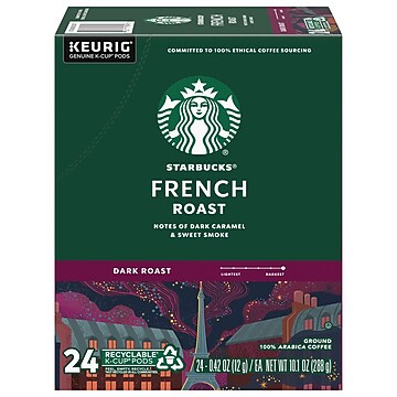 Starbucks Caffe Verona Coffee Keurig K-Cup Pods, Dark Roast, 24/Box  (SBK18998) | Staples