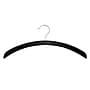 Nahanco 16" Wood Retro Top Hanger, Low Gloss Black, 100/Carton (40217)~#|#~ABD49B39-1C67-4E5E-BB565027DE510B26_sc7