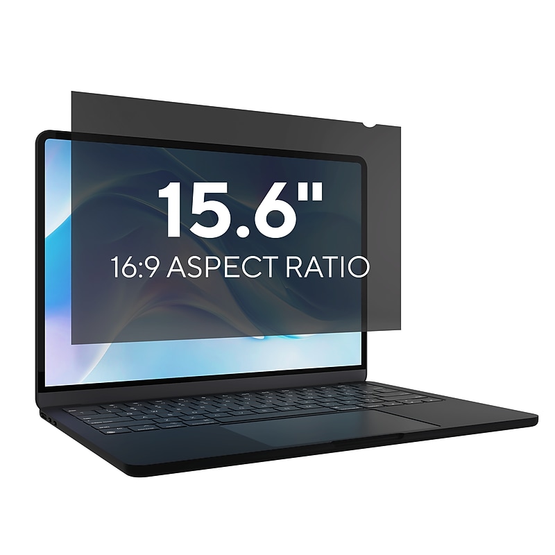 Staples TECH Anti-Glare Privacy Filter for 15.6" Laptop (16:9) (51933) image 1