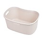 Mind Reader 10.57-Gallon Laundry Basket with Handles, Plastic, Ivory (40LBASK-IVO)~#|#~ABD5CB77-A457-4634-A3F3008908016A53_sc7