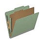 Medical Arts Press Pressboard Classification Folder, 1 Divider, 2" Expansion, Letter Size, Green, 10/Box (DV-T42-14-3AGN)~#|#~ABD79EA9-D8E3-4544-90A85B57582AC794_sc7