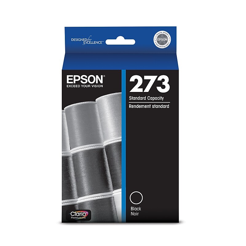 Epson T273 Black Standard Yield Ink Cartridge image 1