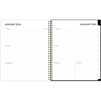 2024 Blue Sky Nevaeh 8.5" x 11" Weekly & Monthly Planner, Multicolor (143945)