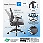 Boss Office Products Mesh/Vinyl Swivel Task Chair, Black (B6044AM-BK)~#|#~ABDE12A0-9195-49B6-8230D59005676B0A_sc7