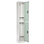 AdirOffice 72" 2-Tier Misty Green Storage Locker, 4/Pack (ADI629-202-MGRN-PKG-4)~#|#~ABDE2953-48FE-4226-AF7C7E00E7614DEB_sc7