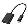 scosche strikeLINE USB-C to 3.5mm/USB-C Audio Adapter, Male to Female/Female, Black (CAAP-SP)~#|#~ABDE6EED-DAF8-47C7-8EE32109F44B1E1F_sc7