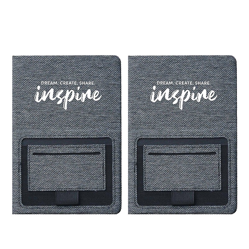 Baudville Sustainably Smart Hardcover Journal, 5" x 8", 80 Pages, 2/Pack (1393447P231) image 1