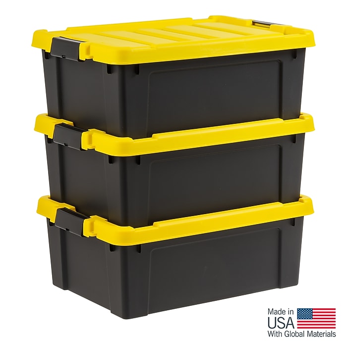 Storage Bin Sterilite 27-Gallon Industrial Totes (4-Pack) Heavy