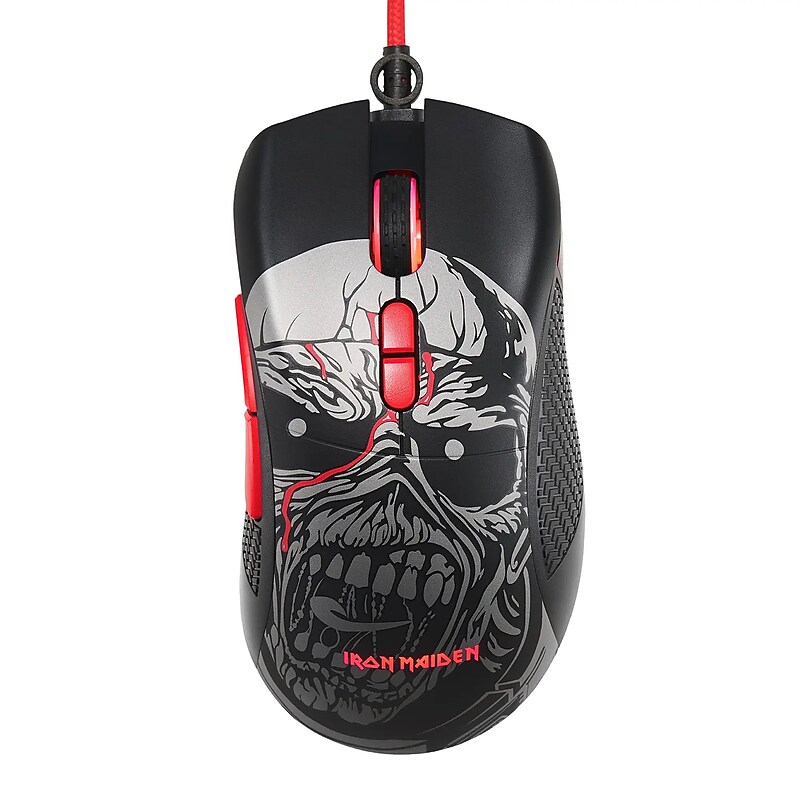 Subsonic IRON MAIDEN® Ergonomic Optical Gaming Mouse, Multicolored (SA5612-IM1) image 1