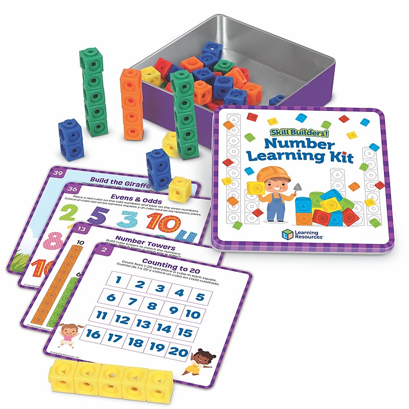 Learning Resources Skill Builders! Number Learning, 71 Pieces/Pack (LER3387) image 1