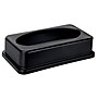 Alpine Industries Plastic Trash Can with Lid, 23 gallon, Black, 2/Pack (477-BLK-PKG1-2)~#|#~ABF32CE1-C92F-42BC-B3D7A382FF0455F5_sc7