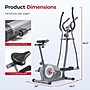 Sunny Health & Fitness Essential Interactive Series Seated Elliptical, Gray (SF-E322004)~#|#~ABF9FA99-71A4-4951-9AB7B771FFE678E8_sc7