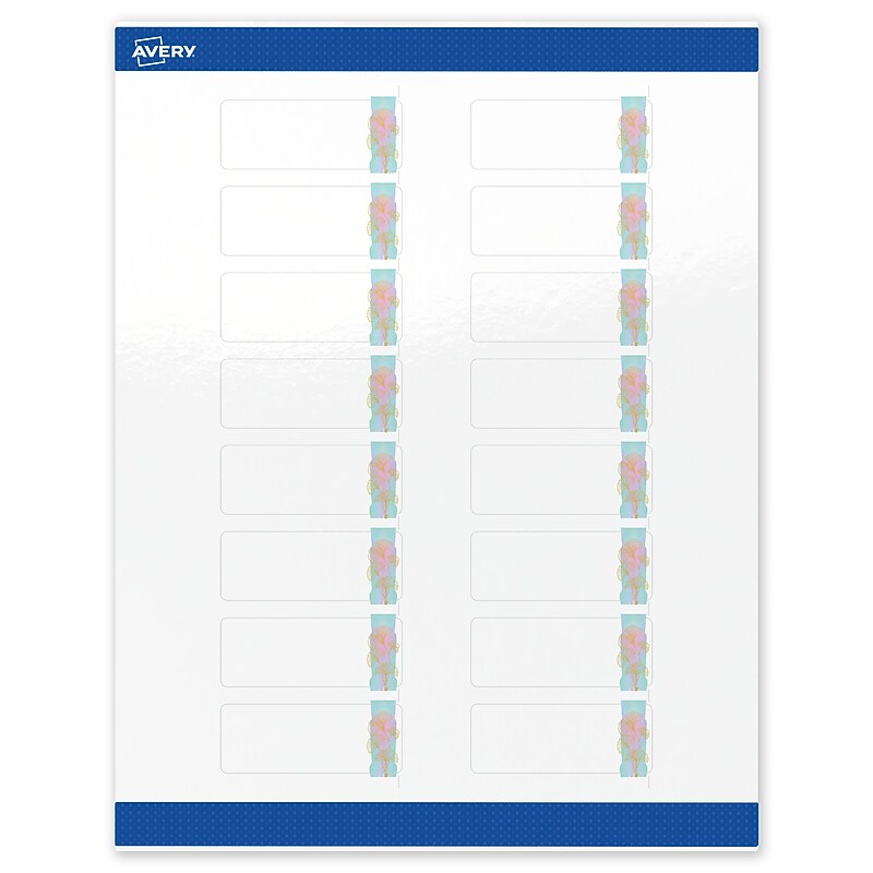 Avery Laser/Inkjet Rectangle Multipurpose Labels, 1" x 2-5/8", White, 160/Pack (S00-EVC) image 1