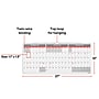2026-2028 Staples 27" x 12" Three-Month Wall Calendar, White/Red/Gray (ST63590-27)~#|#~AC047383-0B95-43CC-BFB2ADEF935C6763_sc7