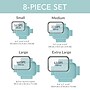 bentgo Leak-Proof Glass Containers, 4/Set (BGPLGLPK1-SA)~#|#~AC062D1E-C902-41D6-ADB3316200948605_sc7