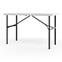 Staples 4' x 24" Heavy Duty Plastic Folding Table, White Granite (79203/54406)~#|#~AC071ABB-3DC8-4A3C-85AD655596690F4A_sc7
