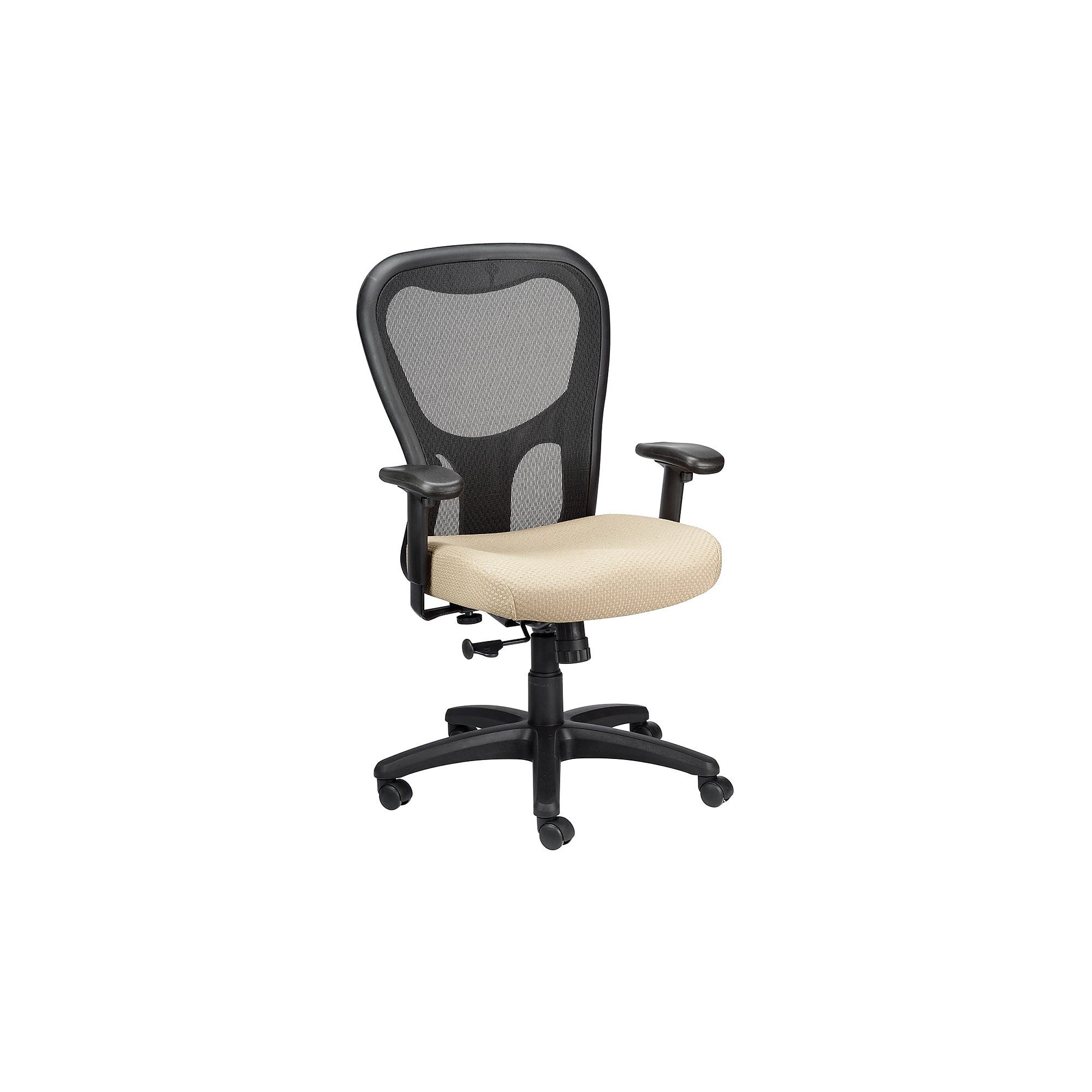 Tempur-Pedic Ergonomic Fabric/Mesh Swivel Task Chair, Beige/Black (TP9000-C-BGE) Sansujyuku sansujyuku.com