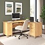 Bush Home Somerset 60" W L Shaped Office Desk with Storage, Maple Cross (WC81430K)~#|#~AC0D43F0-4C24-49A3-AE547D8CDBAAF394_sc7