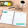 2026-2027 AT-A-GLANCE BADGE Floral 8.5" x 11" Academic Weekly & Monthly Planner, Plastic Cover, Multicolor (1791-905A-27)~#|#~AC0EA4B9-400F-46DB-A5EC6AA69C0D6E45_sc7
