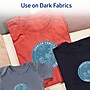 Avery Printable Heat Iron On Transfer Paper for Dark Fabrics, 8-1/2" x 11" (3279)~#|#~AC11A6A7-1C4E-4DD5-BE4BB849A9B92E87_sc7