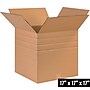 17" x 17" x 17"'' Multi Depth Shipping Boxes, 32 ECT, Brown, 25/Bundle(MD171717)~#|#~AC136EB1-C64F-4DC8-B97AC8B521AEDD0E_sc7