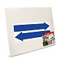 Cosco 15" x 19" Promotional Sign with Directional Arrows, White (098055)~#|#~AC1429B1-3395-4097-8C8F6B49D5975DEC_sc7