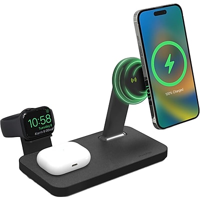 Mophie Snap+ MagSafe USB-C Magnetic Wireless Charging Stand, 15W, Black - Thumbnail 2