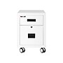 FireKing 2-Drawer Mobile Vertical File Cabinet, Letter/Legal Size, Lockable, Fire Resistant, Arctic White (2M1822-1AW)~#|#~AC194D8D-F040-4115-90209CA32DF9317F_sc7
