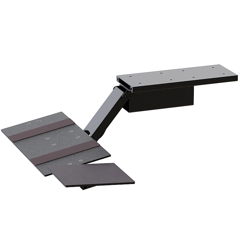 Uncaged Ergonomics Adjustable Keyboard Tray, Black (KT1) image 1