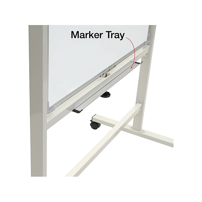 Excello Global Products Double Sided Magnetic Mobile Dry-Erase
