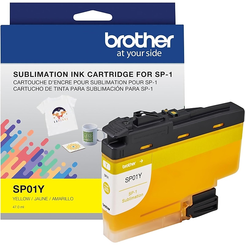 Brother Genuine Sublimation Yellow Ink Cartridge (SP01YS) image 1