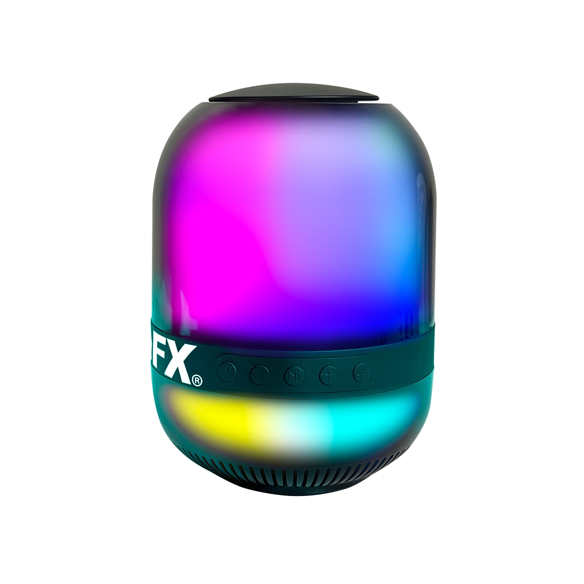 QFX True Wireless Portable Bluetooth Speaker with LED Party Lights & FM Radio, Black (BT-27) Sansujyuku sansujyuku.com