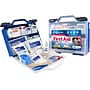 First Aid Only Plastic First Aid Kit with Magnetic Flashlight, 50 People, 322 Pieces, Clear/Blue (91414)~#|#~AC2B6947-9012-43B7-B0C52D3A133D290A_sc7