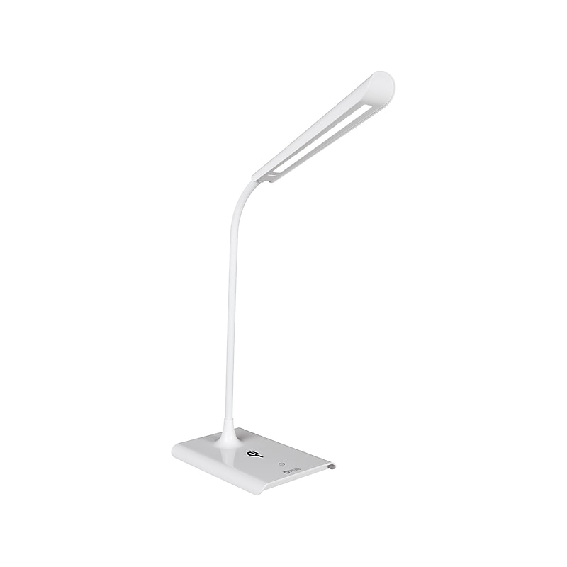 OttLite Wellness Power Up LED Desk Lamp, 21", White (CS030QI) image 1