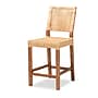bali & pari Lesia Bohemian Natural Rattan Counter Stool, Natural/Walnut Brown (212-12814-HiT)~#|#~AC2E182B-8524-4ACB-8A478C797CFFAC19_sc7