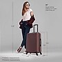 DUKAP Adly 25.39" Hardside Suitcase, 4-Wheeled Spinner, TSA Checkpoint Friendly, Wine (DKADL00M-WIN)~#|#~AC2F7609-994D-42DB-BFB4774BDFECBF80_sc7