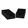 Household Essentials 3-Compartment Drawer Organizers, Black Linen, 2/Pack (7676-1)~#|#~AC39C642-D2BD-467F-B60E8334BFE616EF_sc7