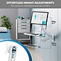 Mount-It! MedHub Wall Mounted, Flexible Workstation for Monitors up to 35", Matte White (MI-16001)~#|#~AC3A10D4-4017-421C-8833BF95A6219066_sc7