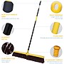 BISON LIFE Outdoor 24" Polypropylene Bristle Push Broom, Yellow/Black (BPHD-EXHPB-BKY-24-1)~#|#~AC3B79CF-6294-4D54-A7F9313EB2B23868_sc7