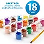 Crayola® Washable Kids' Paint Pots, Assorted Colors, 18/Pack~#|#~AC3BF813-0461-401E-8527DDD7C045B35F_sc7