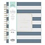 Planning Calendar DD Rugby Stripe Navy Frosted PP 8x10 RY26 Daily/Mthly Safety Wirebound -~#|#~AC3D9C56-43D1-47EB-BD38AD29EAC259F2_sc7