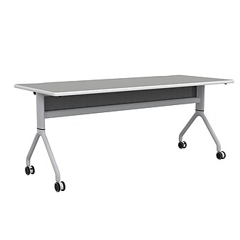 Safco Rumba Training Room Table, 30" x 72", Fashion Gray (RBA7230FLSLFNGY)