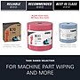 WypAll PowerClean X80 Cloth Cleaning Wipers, 16.8" x 12.5", Red, 475 Sheets/Roll (41055)~#|#~AC45081D-3A14-4820-BD7B7384C565DD37_sc7