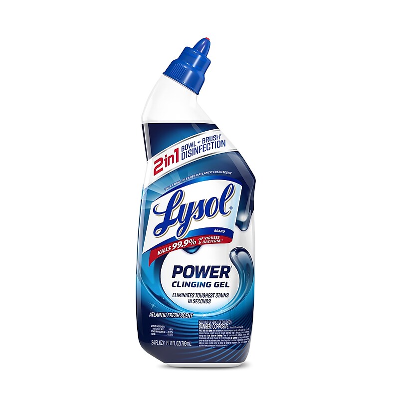 Lysol Disinfectant Toilet Bowl Cleaner, Wintergreen Scent, 24 oz. (1920098012) image 1