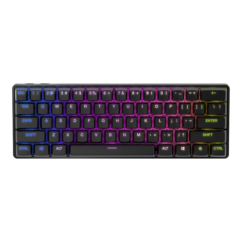 SteelSeries Apex Pro Mini Wireless Ergonomic Gaming Mechanical Keyboard, Black (64842) image 1