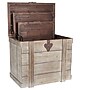 Household Essentials Antiqued Decorative Trunk, Fir/Metal, 3 Pieces, Multi Color (HH9535-1)~#|#~AC562D27-D8C4-47AA-84AE83AC0337CA46_sc7