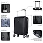 DUKAP Crypto 20" Hardside Carry-On Suitcase, 4-Wheeled Spinner, TSA Checkpoint Friendly, Black (DKCRY00S-BLK)~#|#~AC5C0C9C-F8B5-4A89-8A89F38D1C112D89_sc7